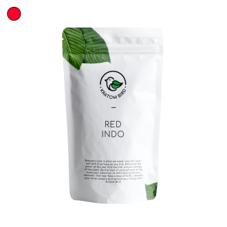 Packaging for Red Indo Kratom from Kratom Bird
