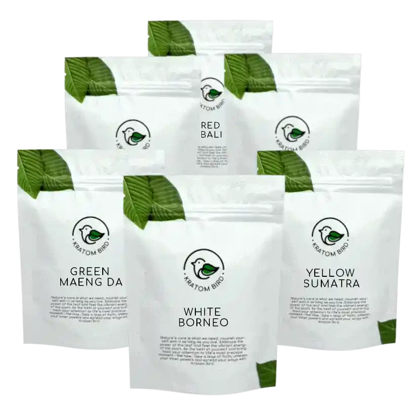 Kratom Samples in Packages in Kratom Bird Online Shop